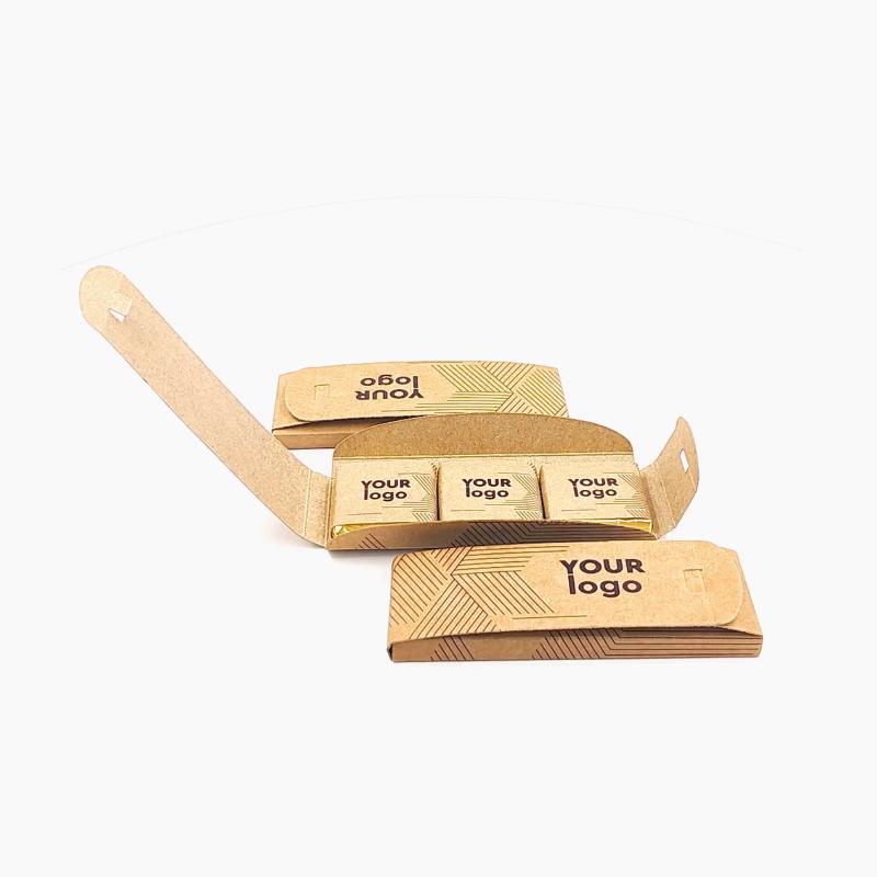 Шоколадный набор с логотипом 15 г "Конверт" крафт